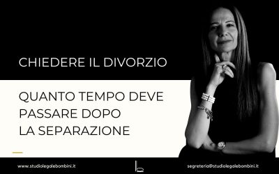 Quanto tempo deve passare prima di chiedere il divorzio